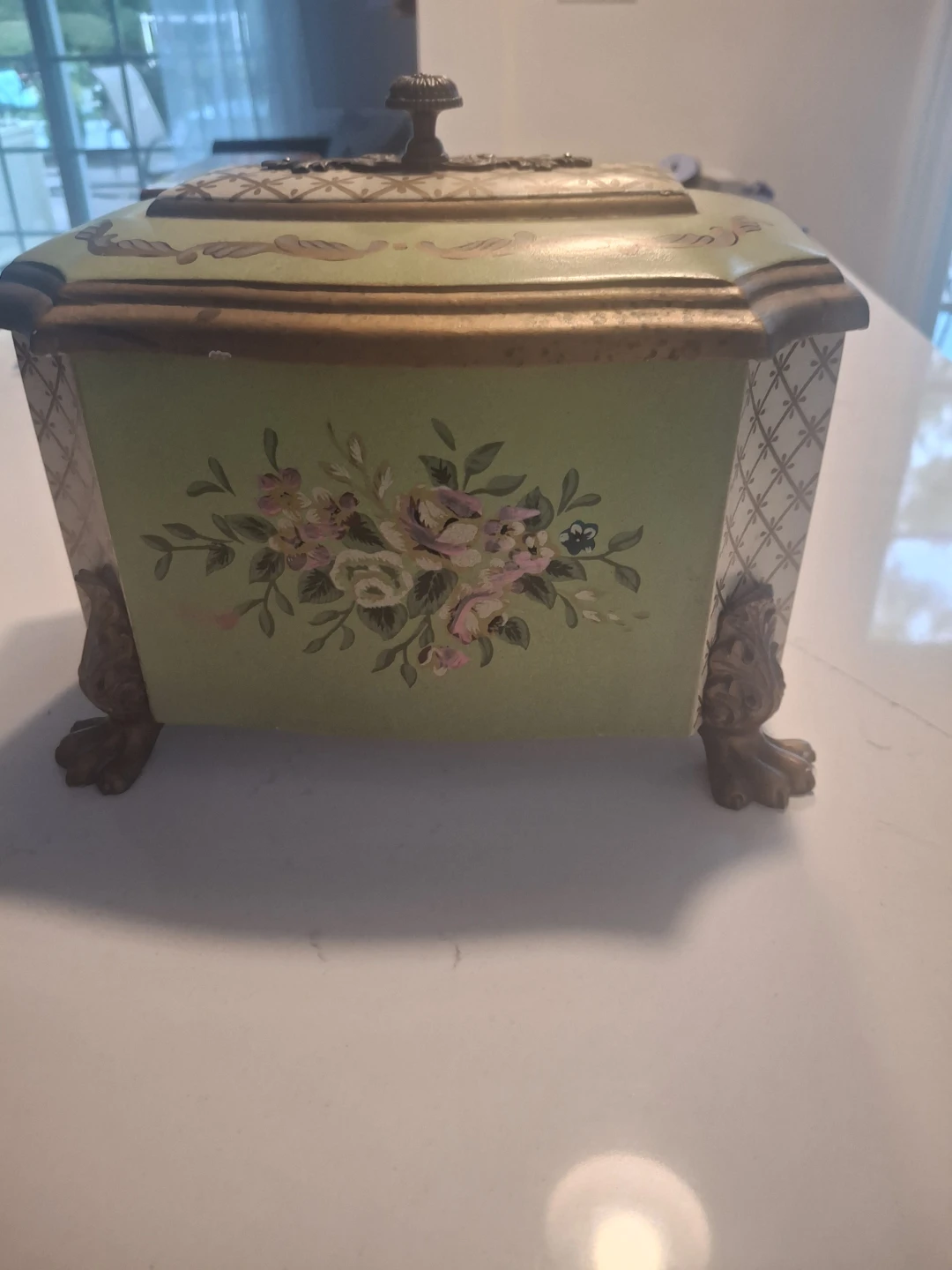 Vintage Floral Decorative Keepsake Box - photo 4