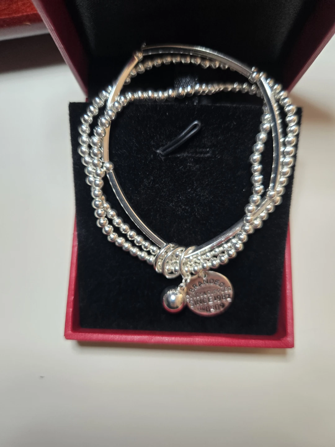 Silver Bead Bracelet - photo 2