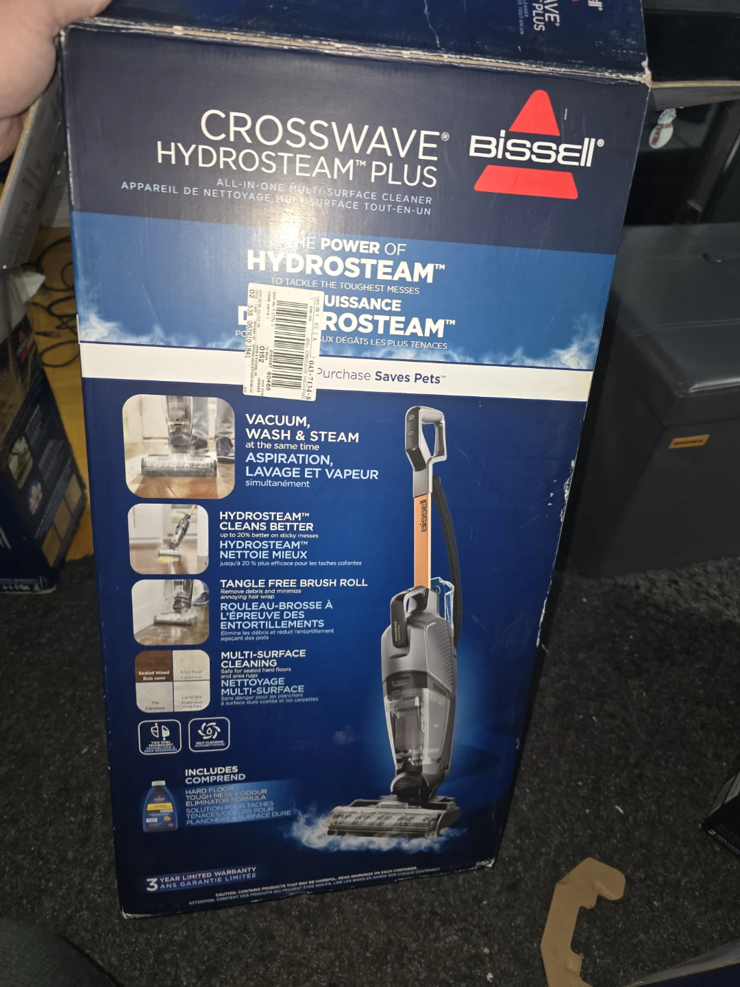 Bissell CrossWave HydroSteam Plus Multi-Surface Cleaner