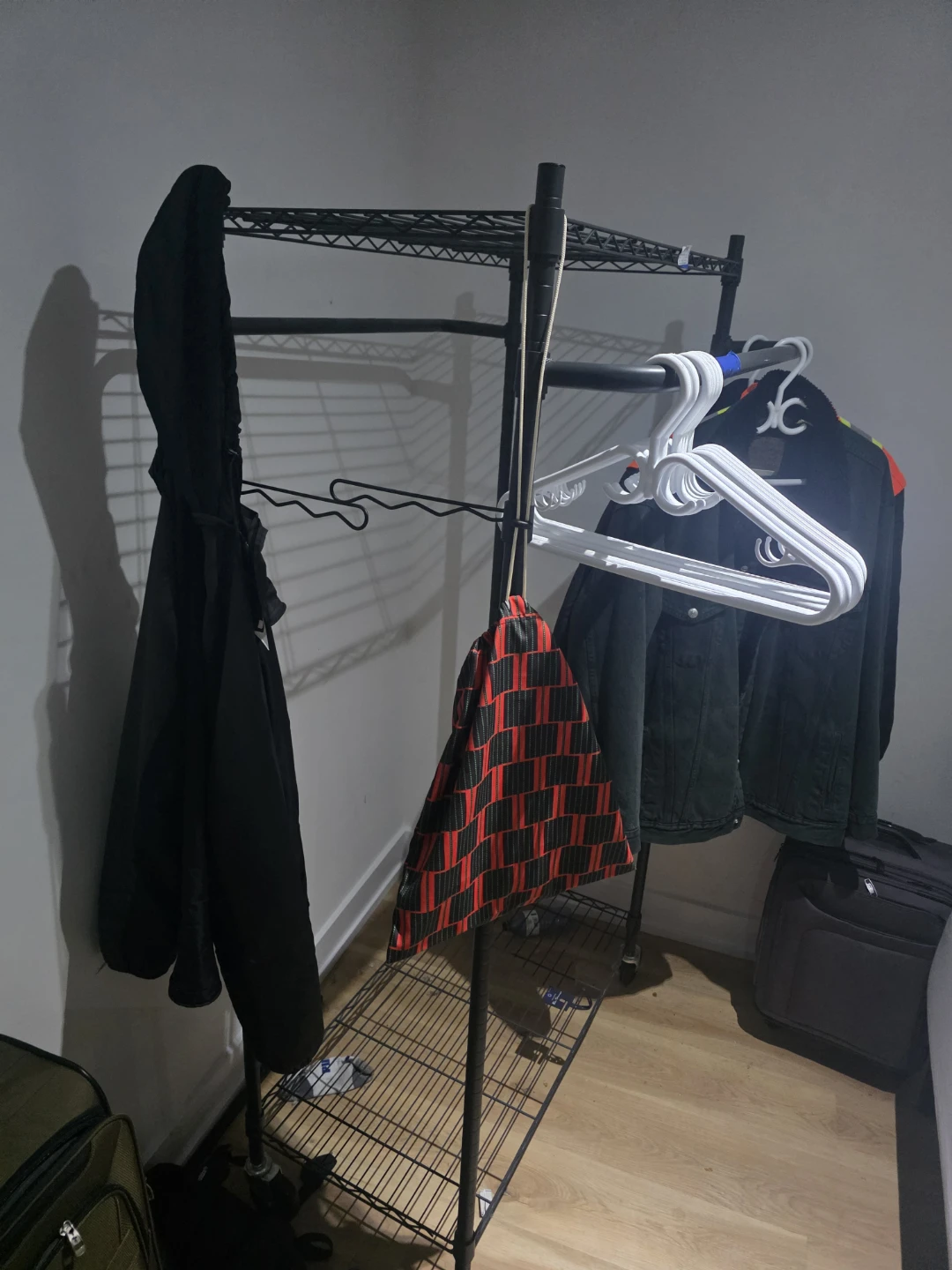 Black Wire Garment Rack