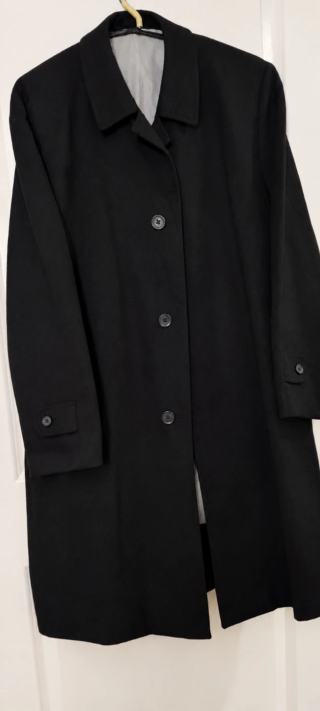 Black Long Overcoat