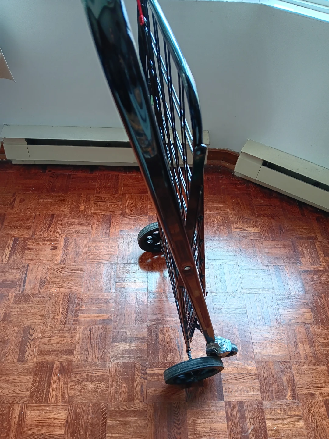 Black Folding Shopping Cart - photo 3