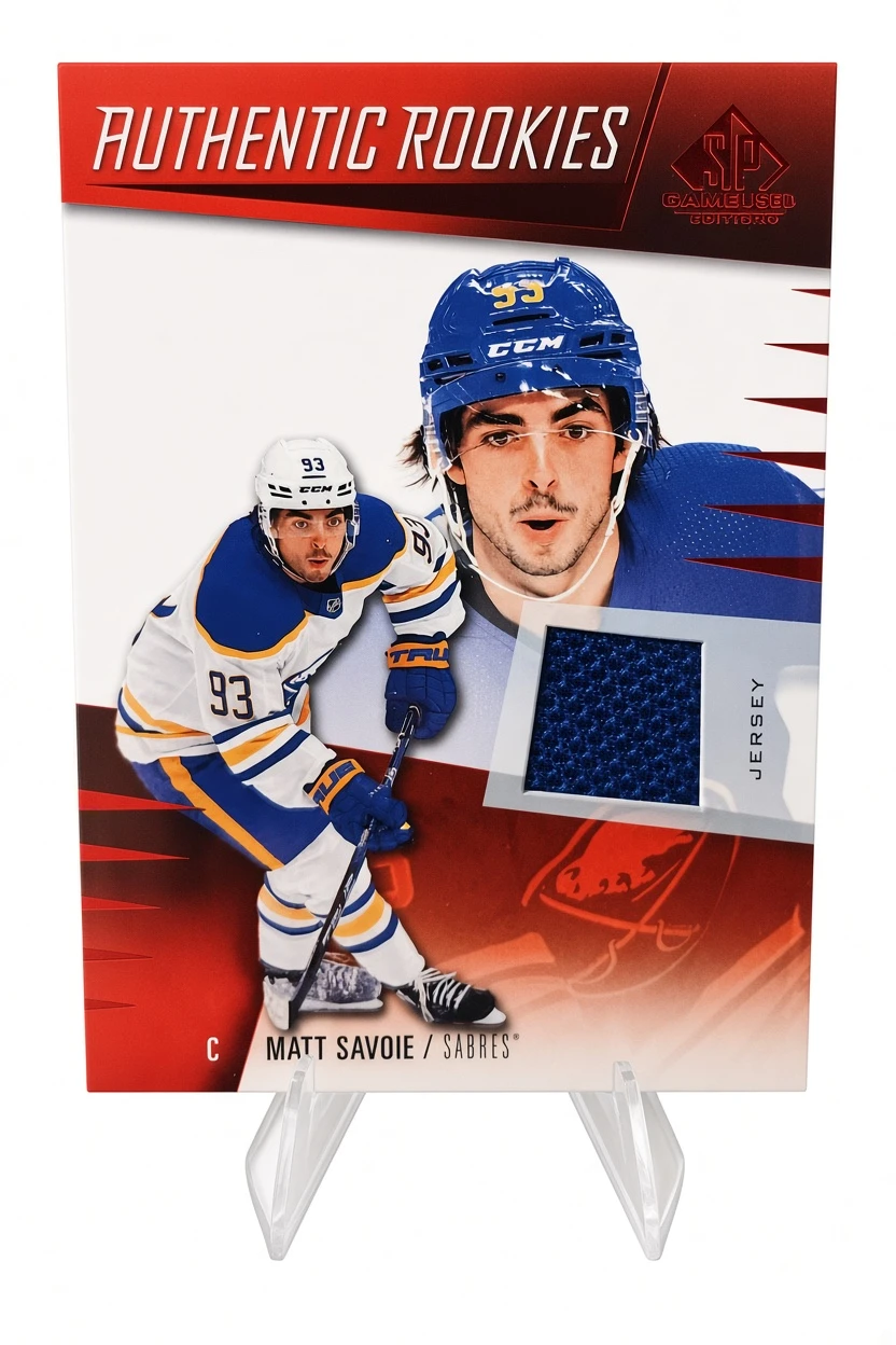 Matt Savoie Authentic Rookies Hockey Card