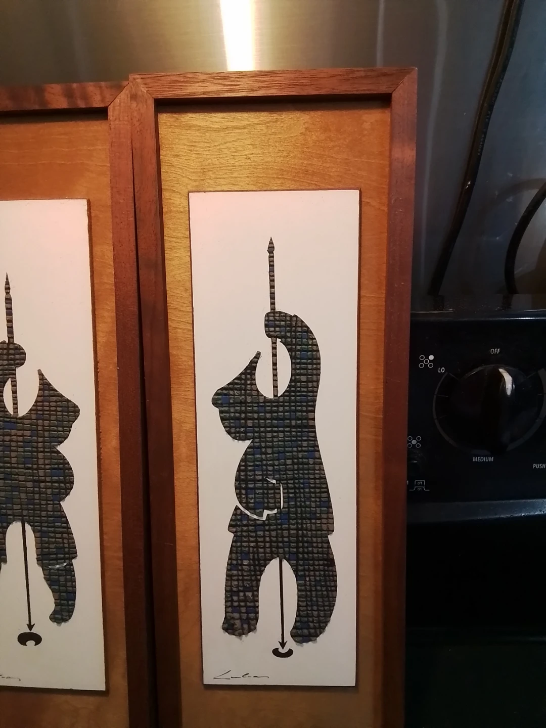 Rare Luba Linhart L&M Designs Arctic Hunter Wall