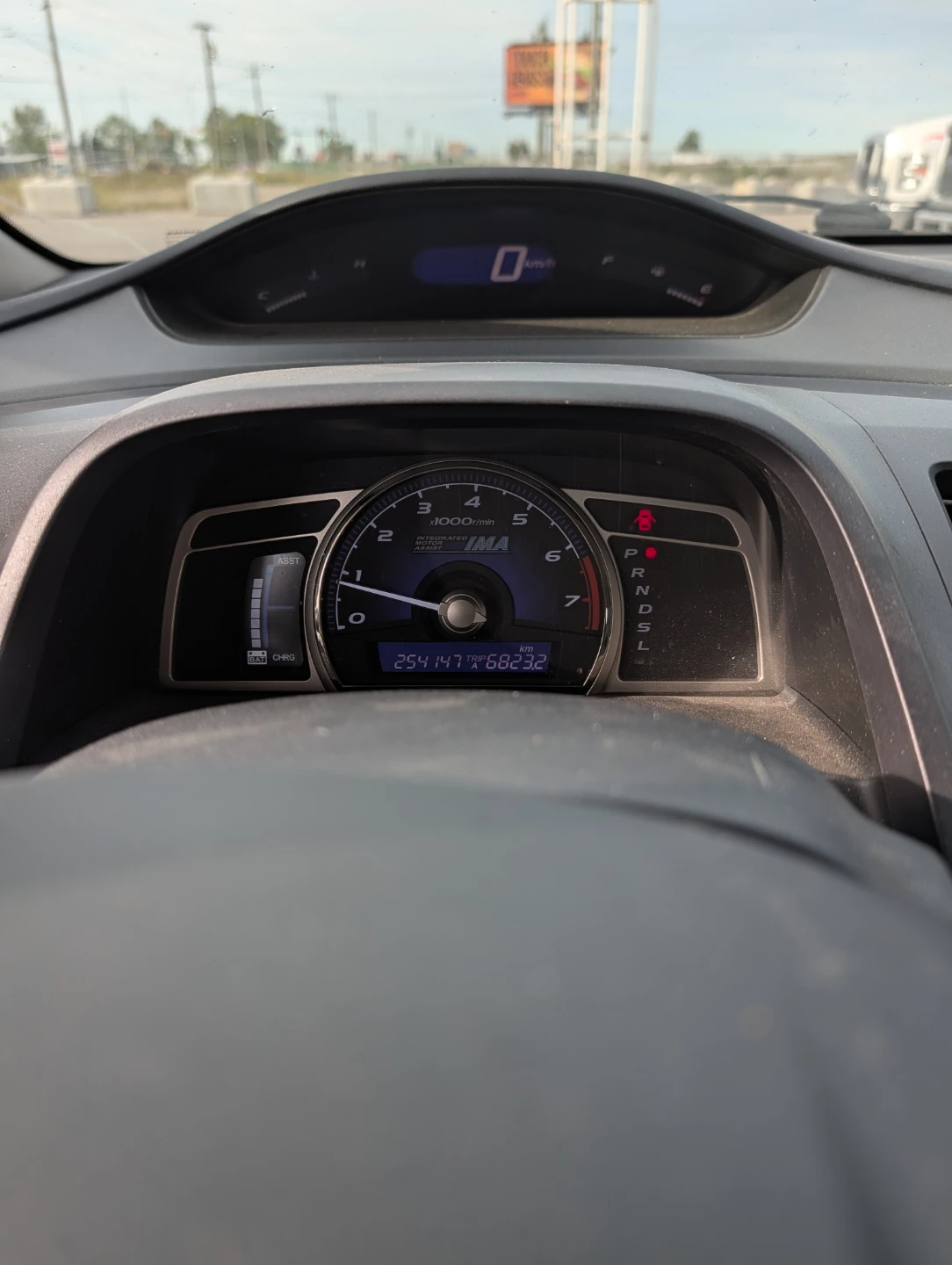 2008 Dark blue Honda Civic Hybrid - photo 2