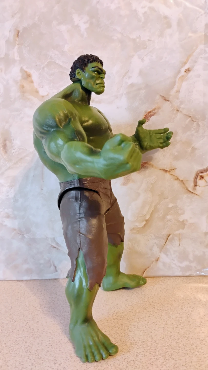 INCREDIBLE HULK POSEABLE TOY ACTION FIGURE (HASBRO) - photo 2