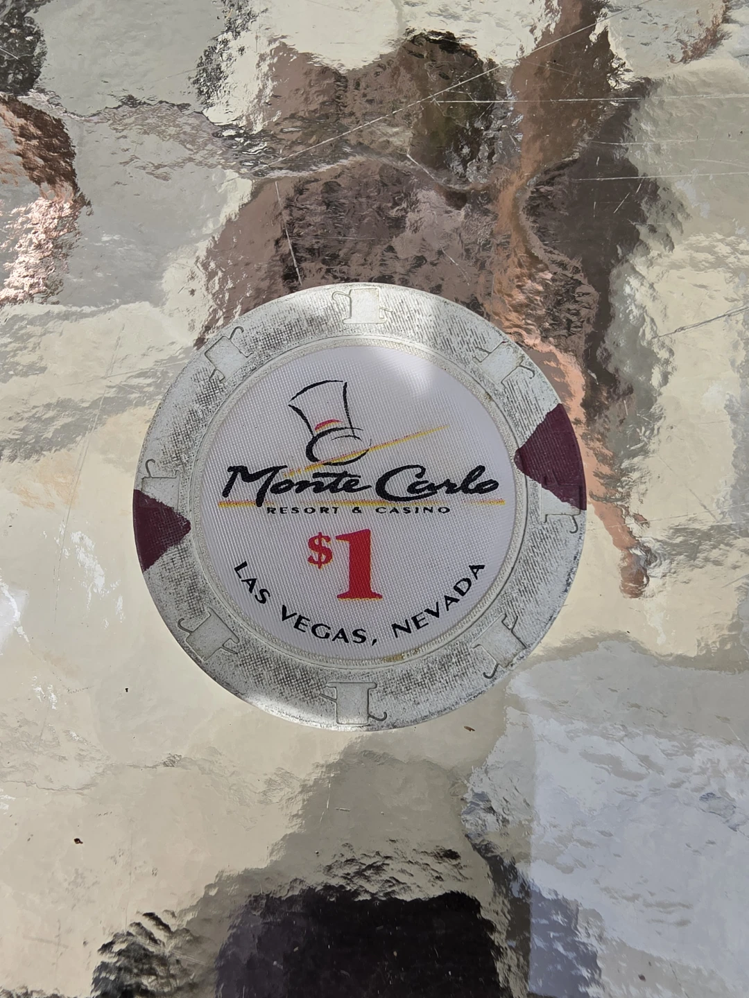 Monte Carlo Resort & Casino $1 Poker Chip - photo 2
