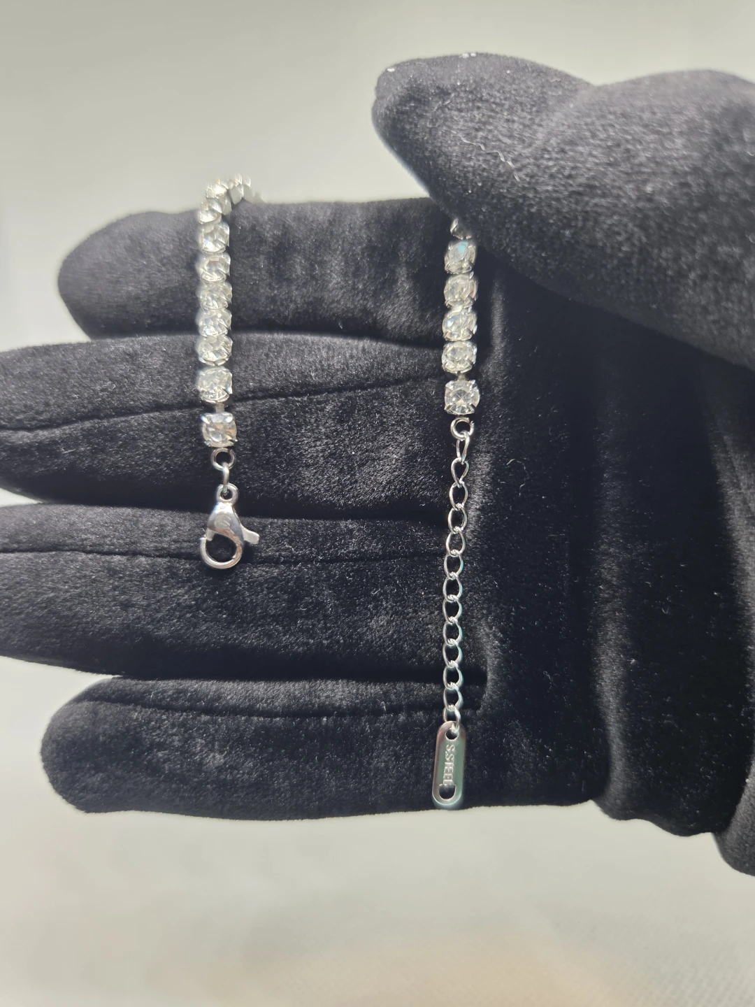 Tennis Bracelet with Pink Center Stone - photo 3