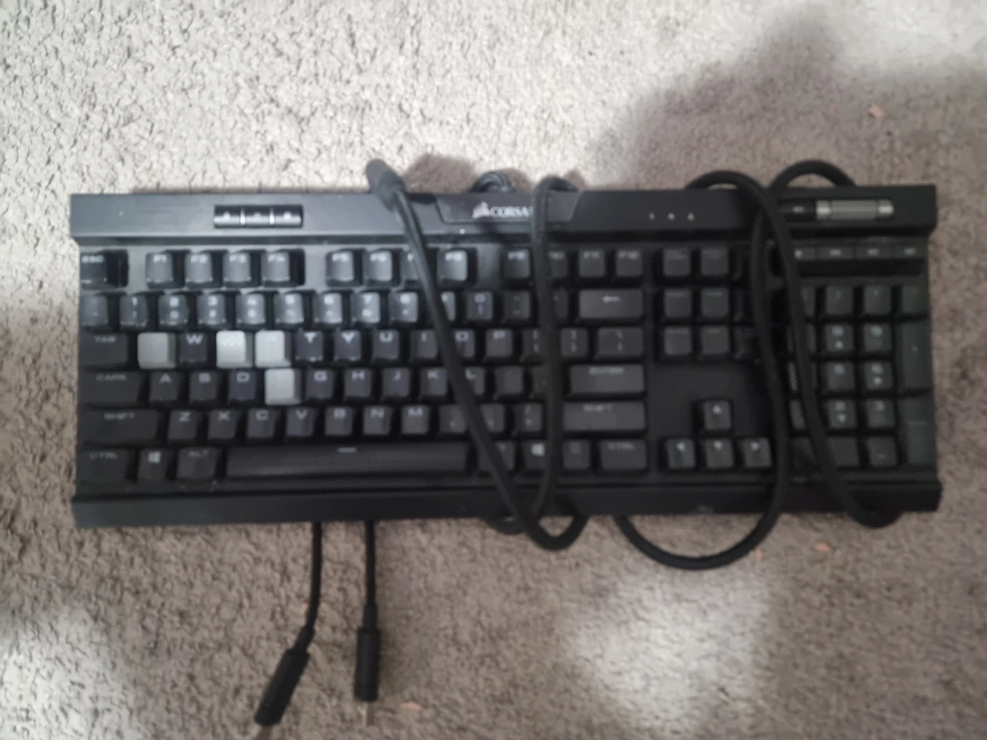 Corsair mechanical keyboard and Rii keyboard