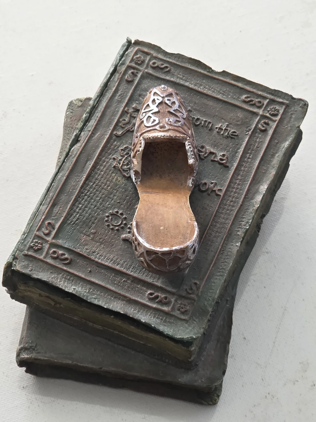 Decorative High Heel Shoe Book Trinket Box