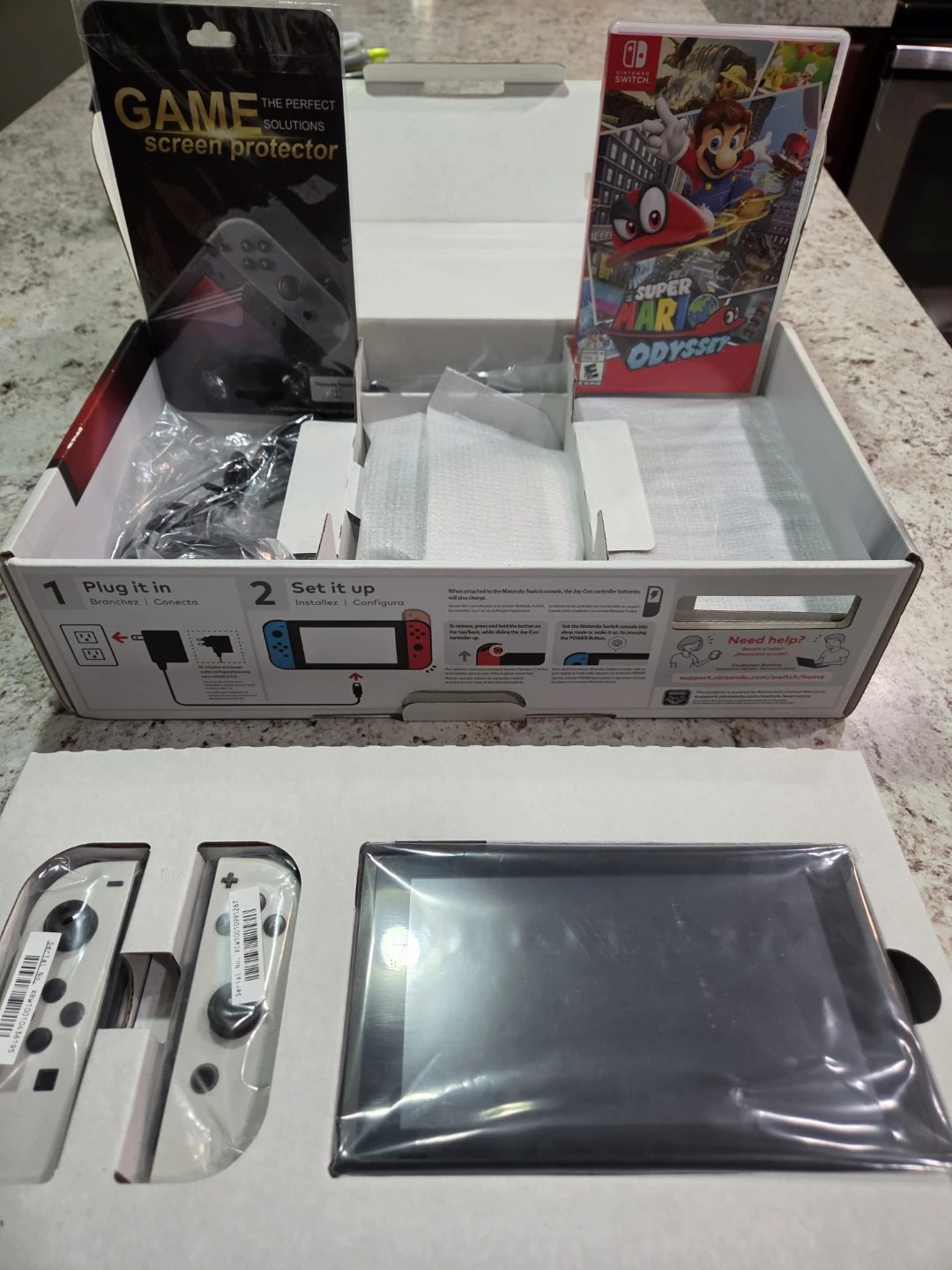 Nintendo Switch Console with Super Mario Odyssey - photo 4