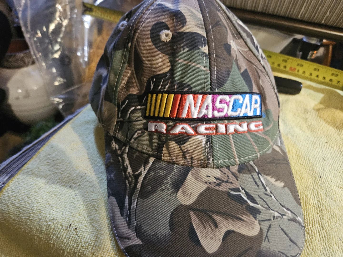 NASCAR Racing Camo Baseball Cap - photo 3