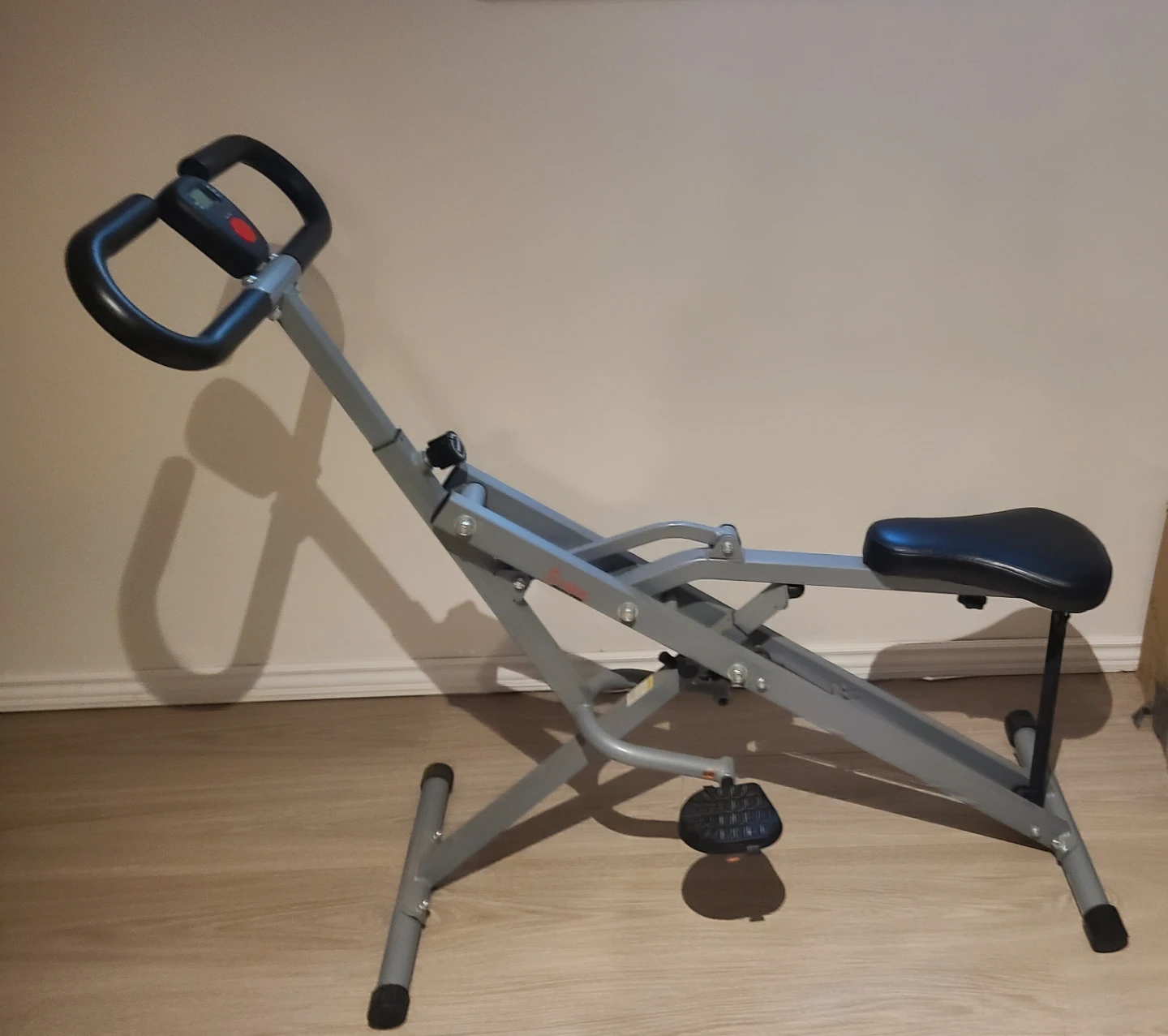 Sunny Health & Fitness Squat Assist Row-n-Ride Trainer