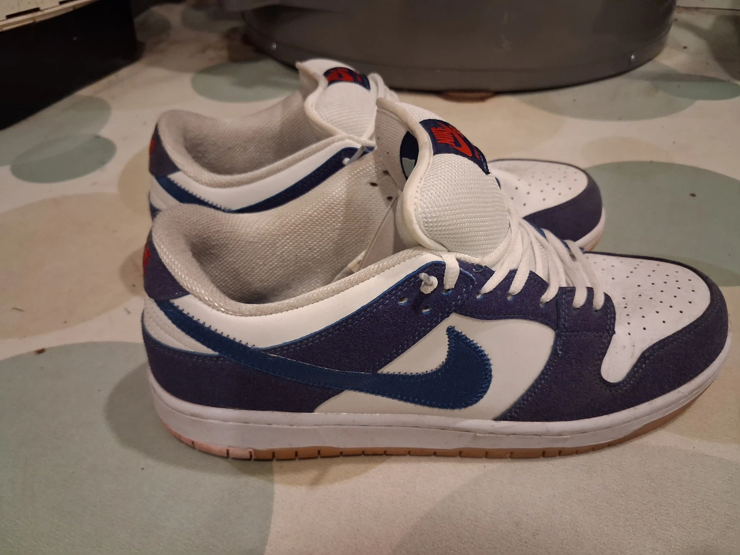 Mens size 12 Nike Dunk Low "Dodgers" shoes