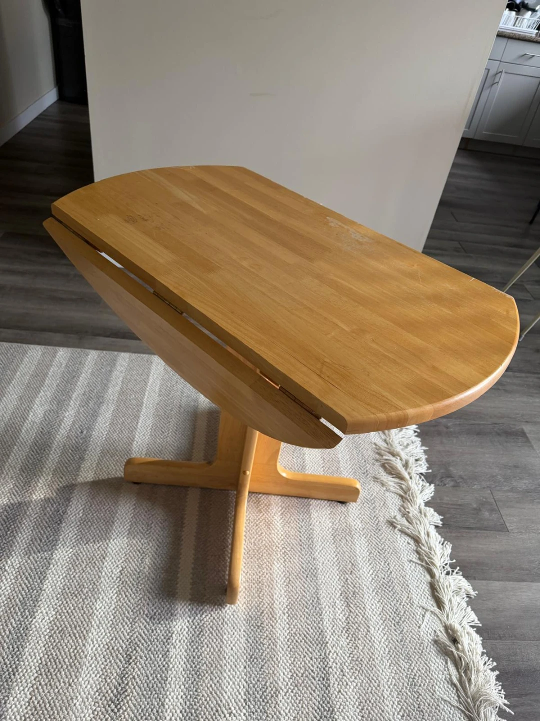 Solid Wood Dining Table with 2 Chairs - photo 3