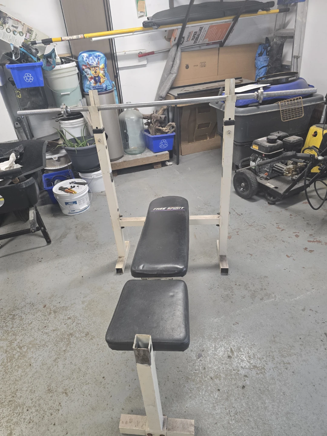 Weight Bench with Barbell - photo 2