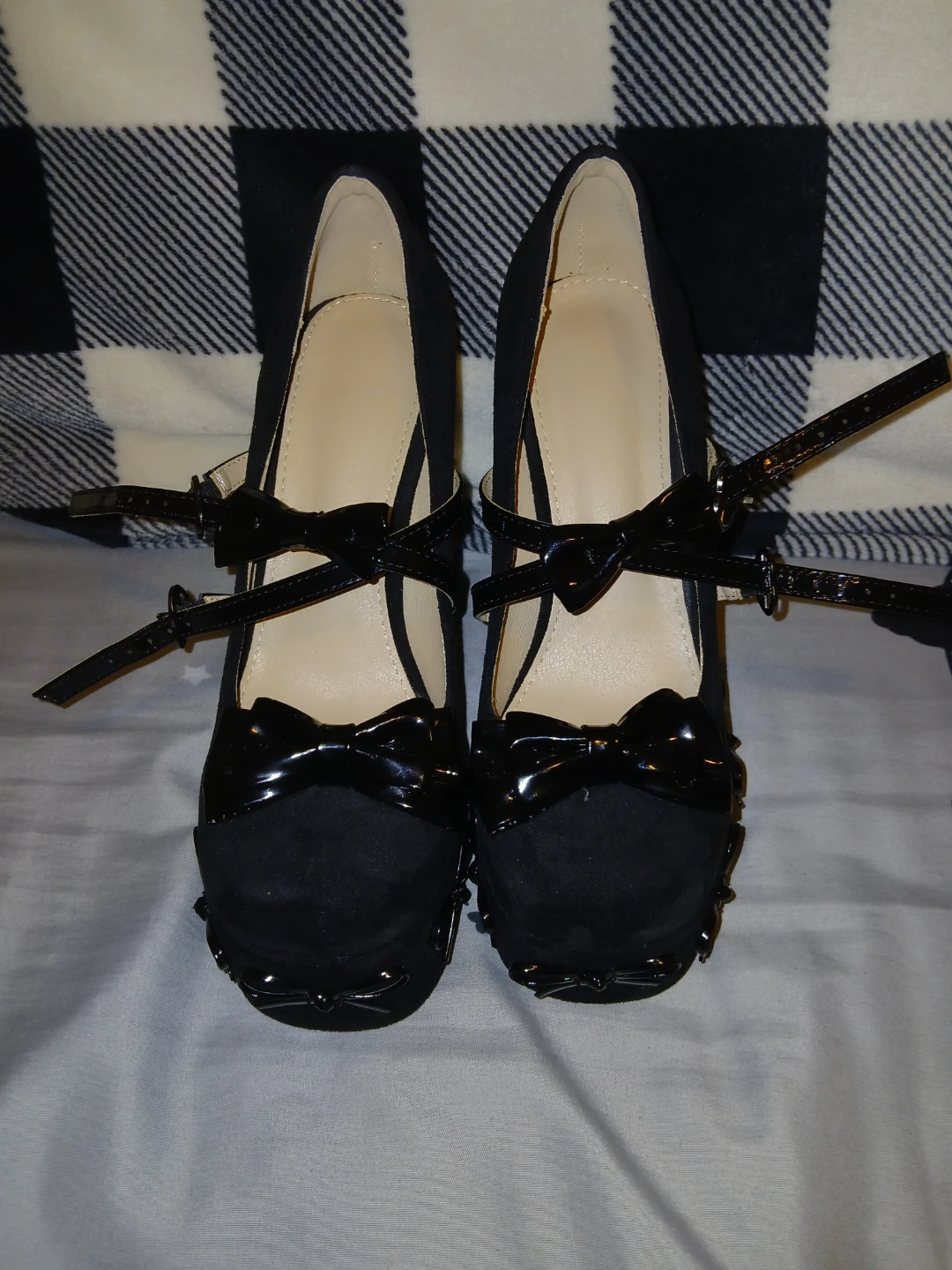 black high heels y2k - photo 2