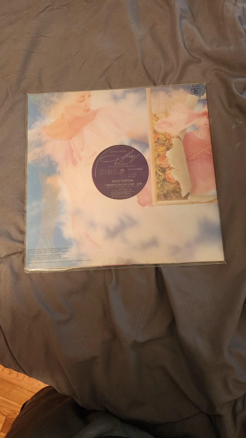 Dolly Parton "Baby I'm\'m Burnin\'" 12-inch Pink Vinyl Record - photo 3