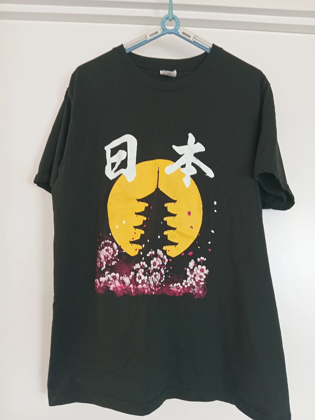 JIN+ Japan Print Black T-Shirt