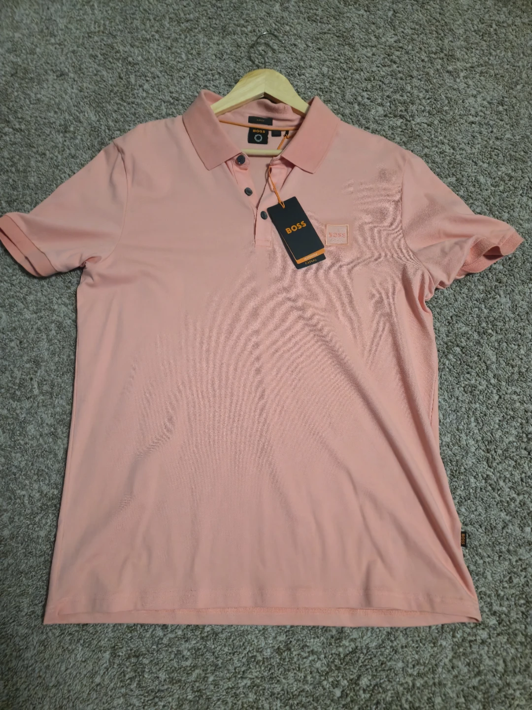 NWT BOSS Men’s "Passenger" Slim Fit Polo Shirt - Size XL