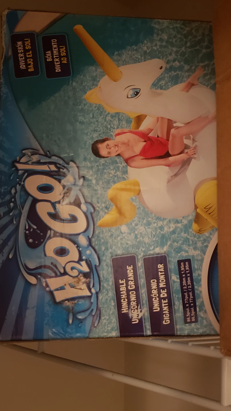 H2OGO Giant Unicorn Inflatable Pool Float