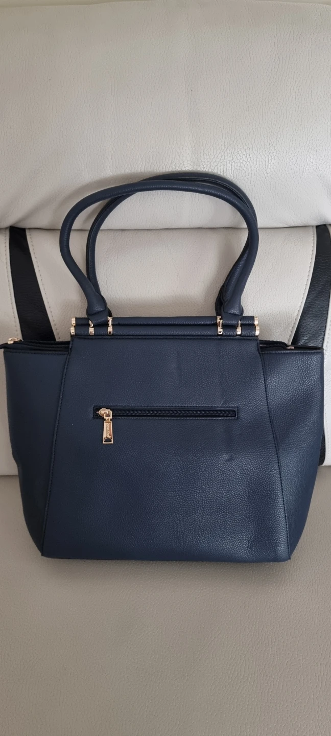 Barenline Navy Plaid Handbag - photo 3