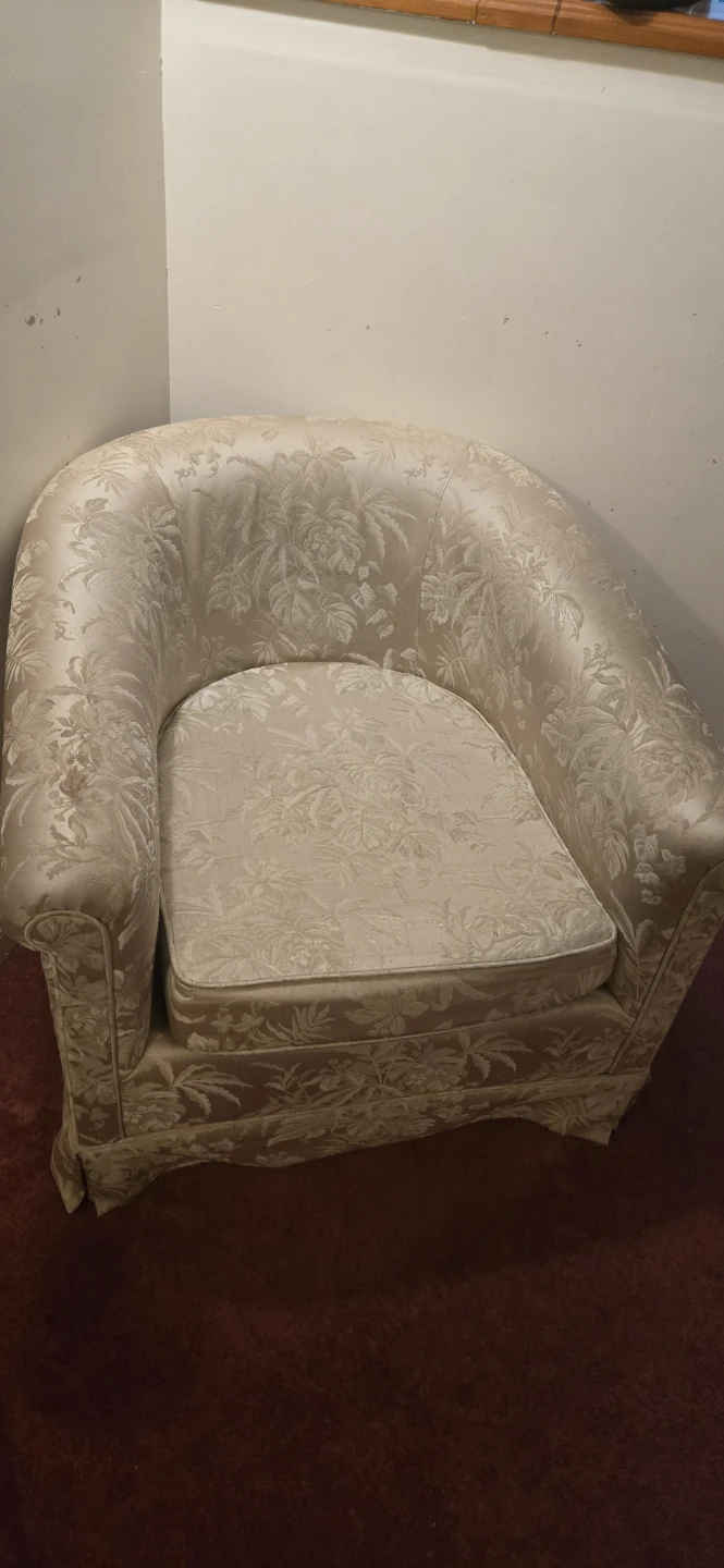 Floral Upholstered Accent Chair - photo 2