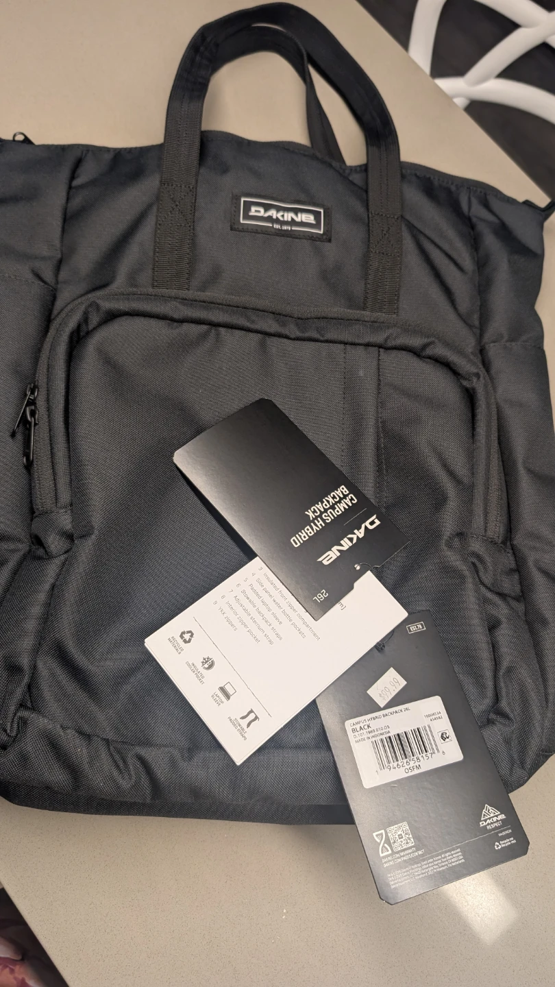 Dakine Campus Hybrid Backpack 26L Black