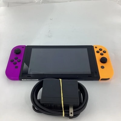Nintendo Switch Custom Purple and Orange Joy-Cons