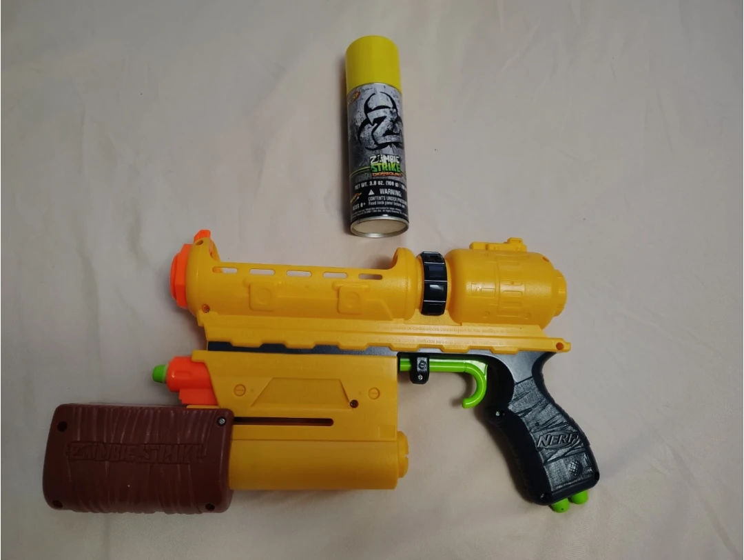 Nerf Zombie Strike BioSquad Blaster and String Canister - photo 2
