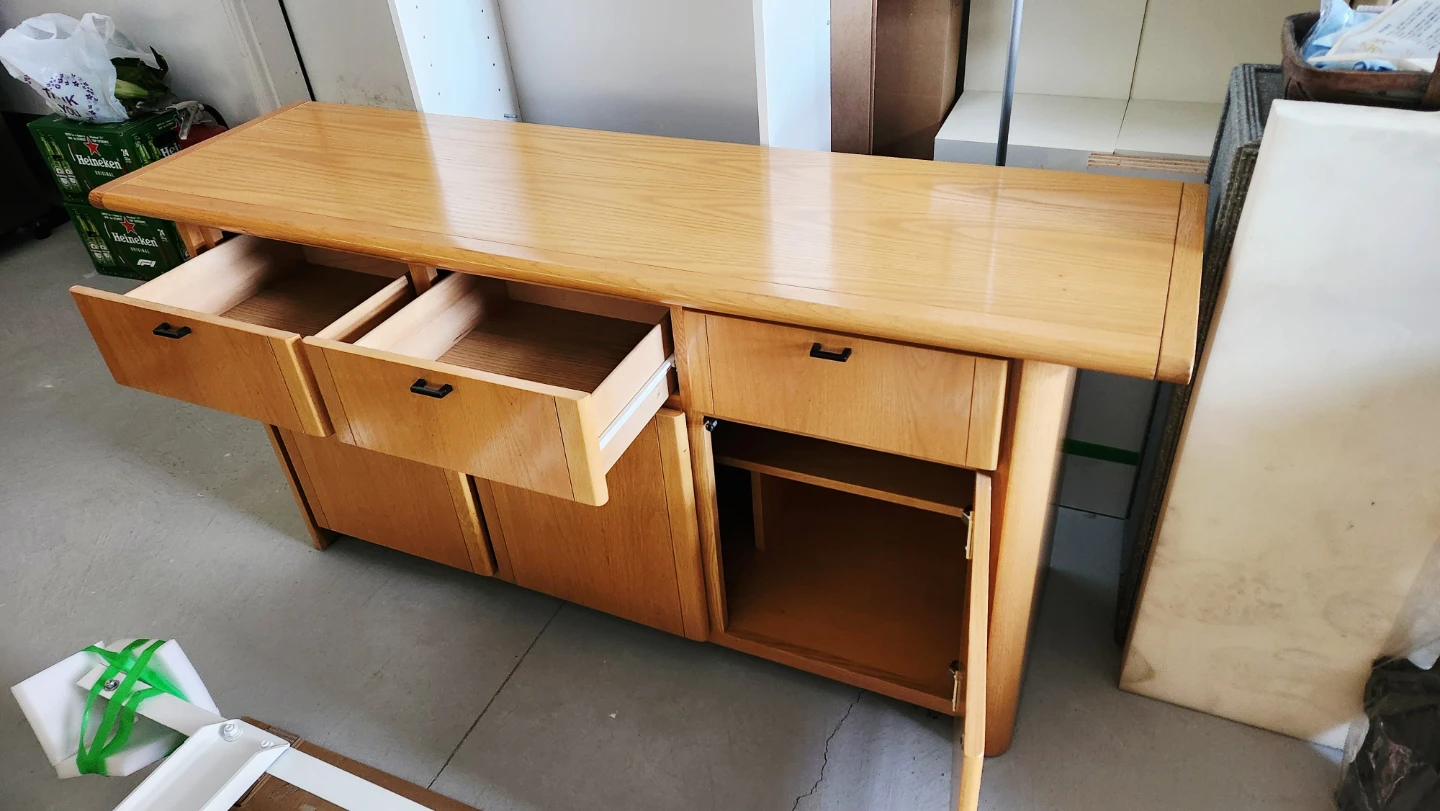 Credenza with Drawers and Cabinet Storage - photo 2