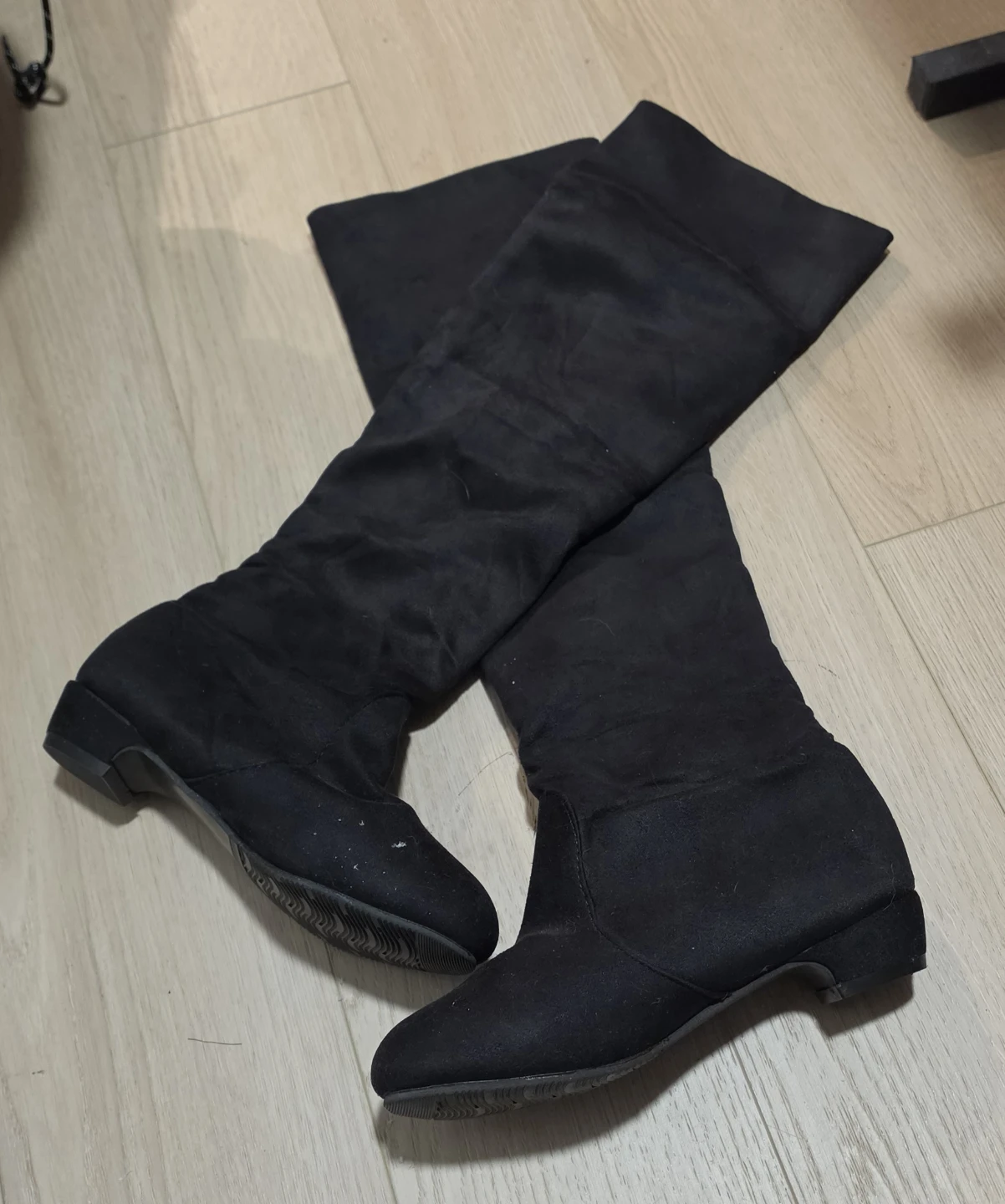 COSPLAY 7US Black Suede Knee Boots - photo 2