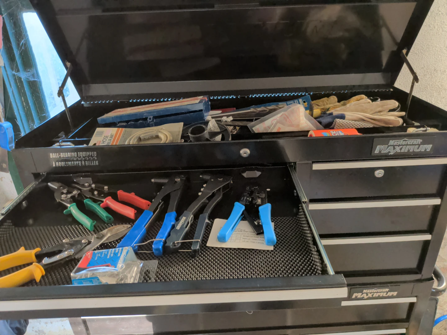 Mastercraft MAXIMUM Rolling Tool Box Combo - Loaded with Tools! - photo 4