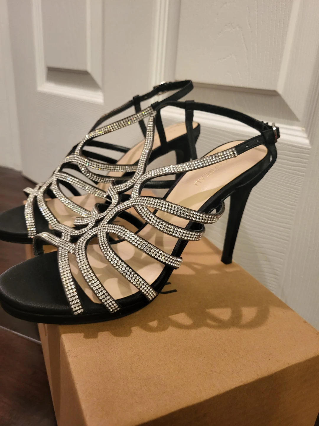 Le Chateau Black Rhinestone Heels - photo 3