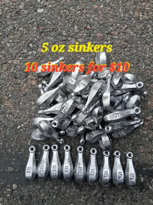 Fishing Sinkers - Various Weights and Sizes - photo 2