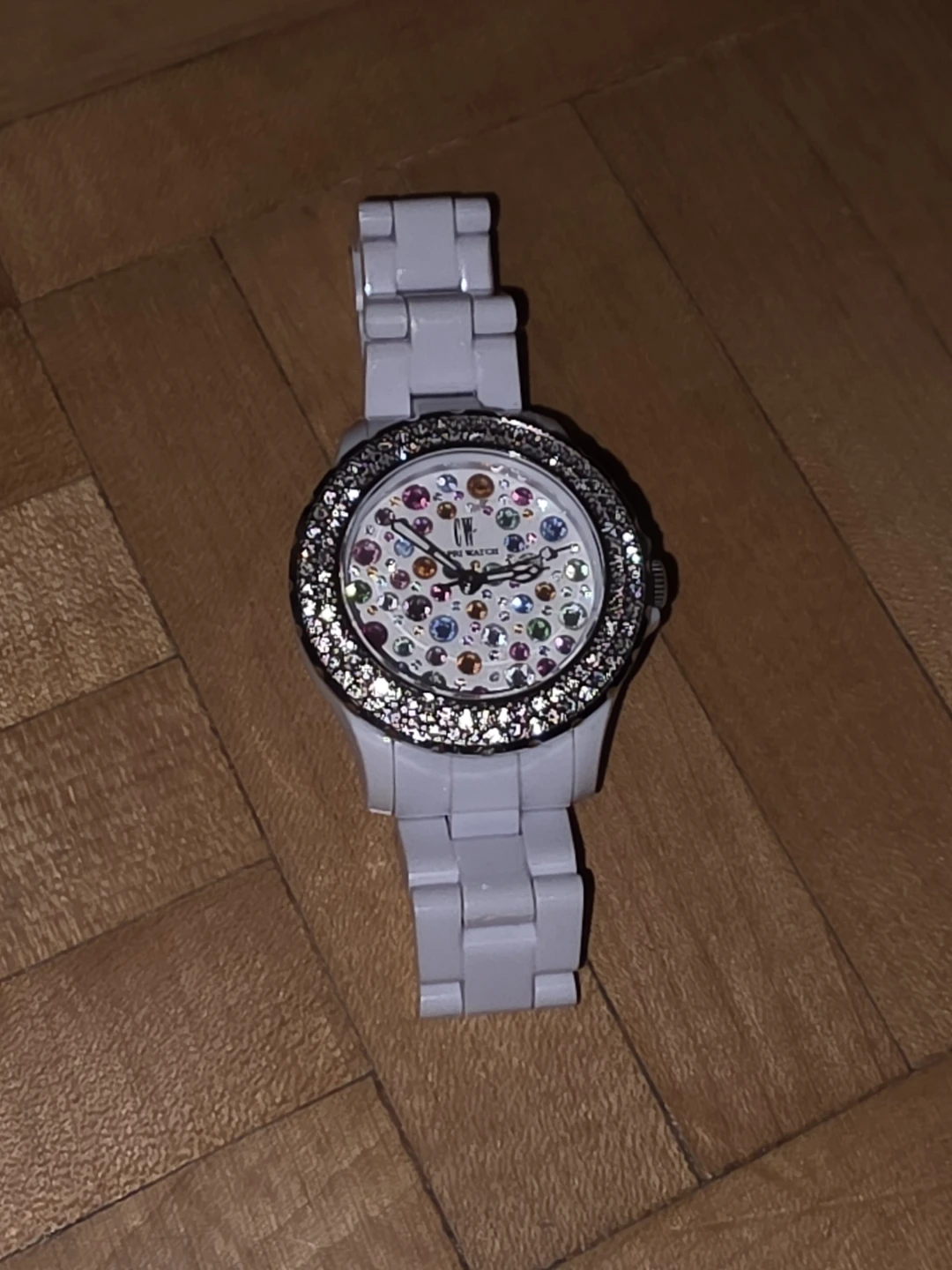 Capri Watch Italy "MultiJoy" White Swarovski Crystal Watch
