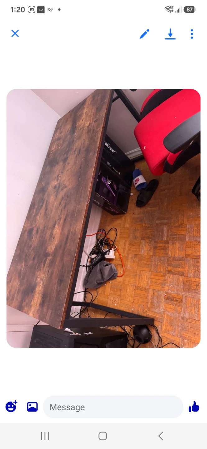 Desk or dinning table.