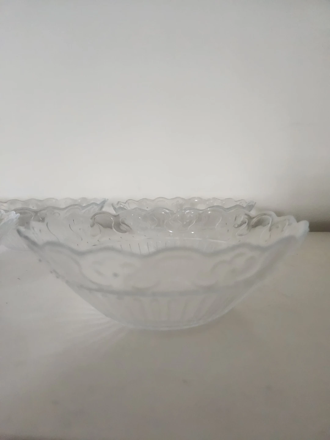 Set of 6 Vintage-Style Clear Glass Bowls🏈 - photo 2