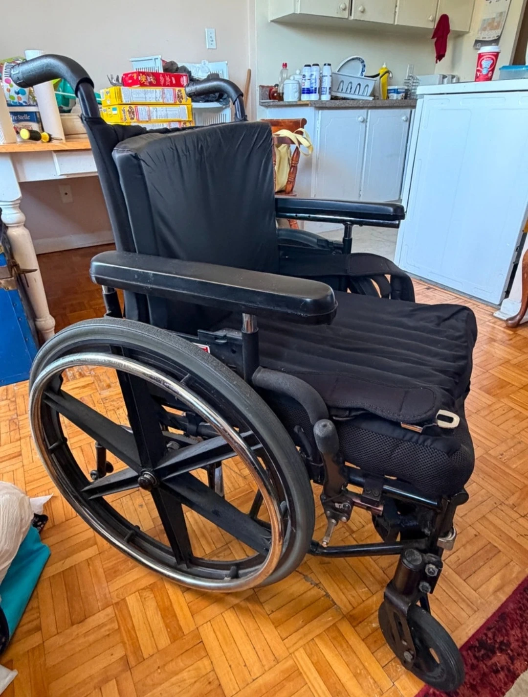 Wheelchair with ROHO cushion Gently Used for sale