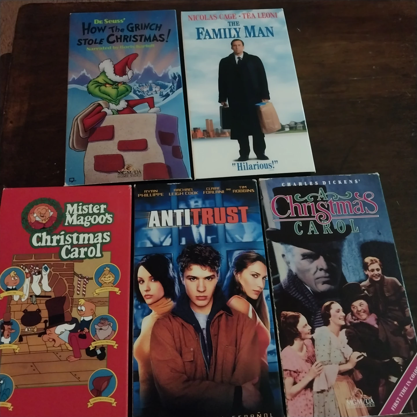 🏈Set of 5 Classic VHS Tapes🏈