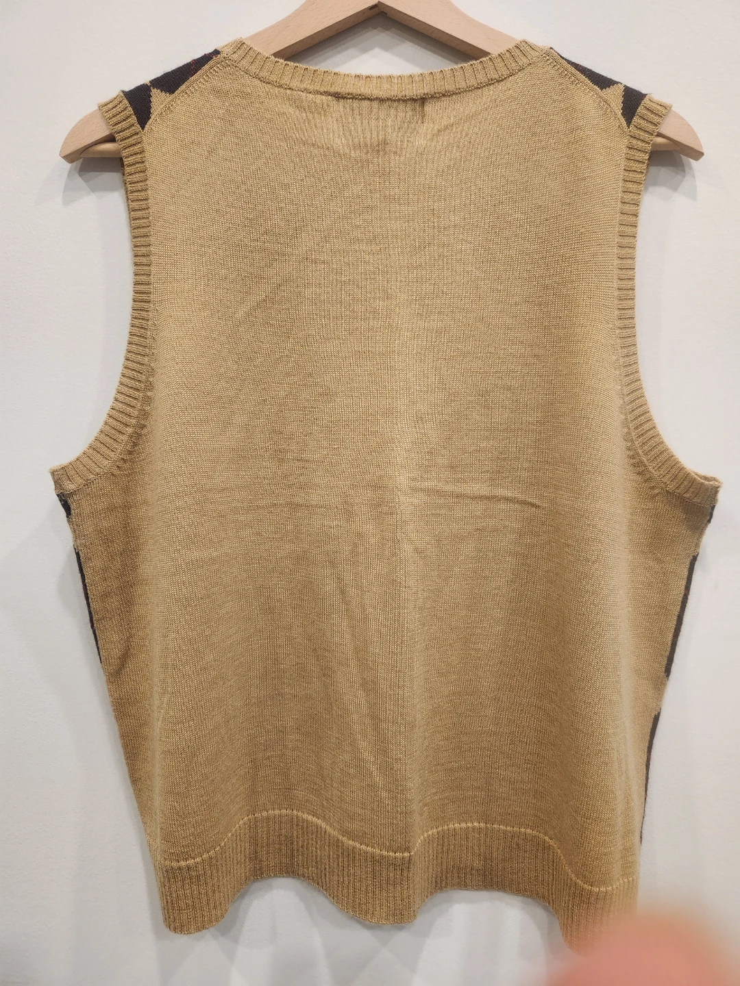 Jessica Argyle Sweater Vest Tan - photo 5