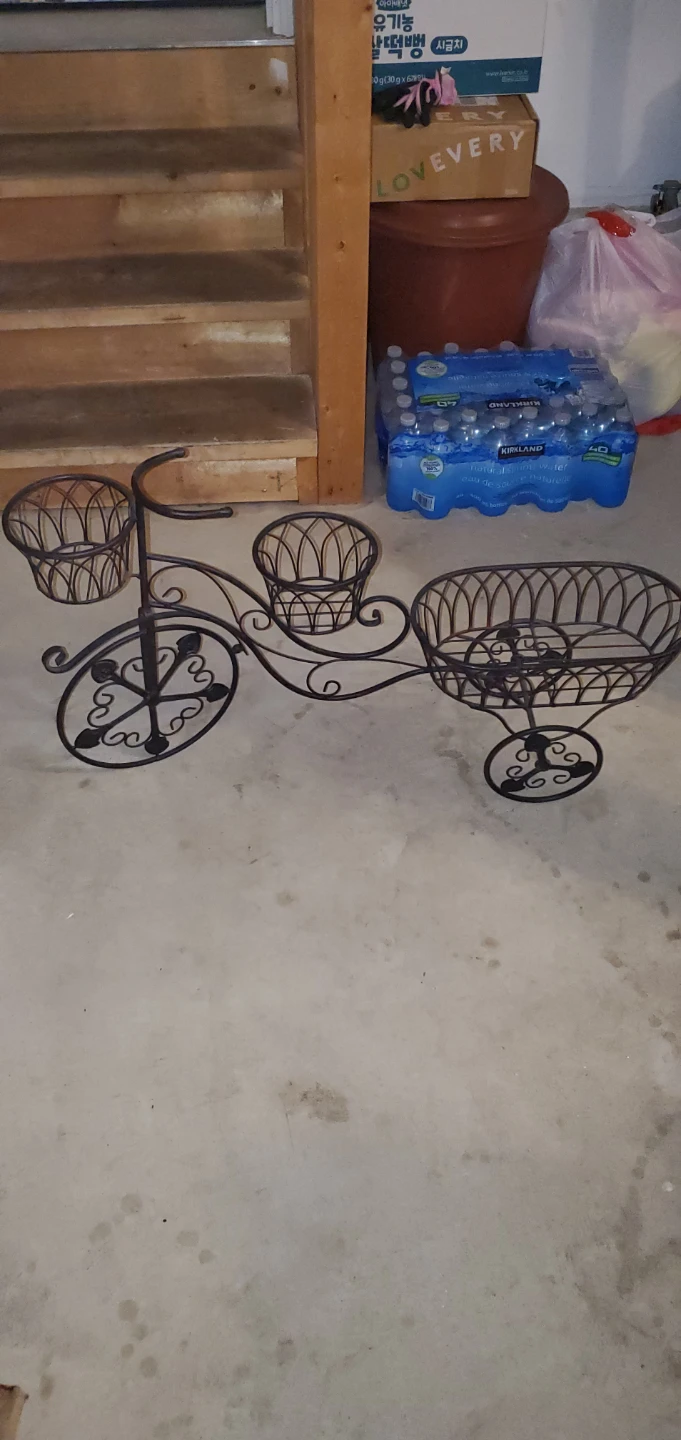Metal Bicycle Plant Stand