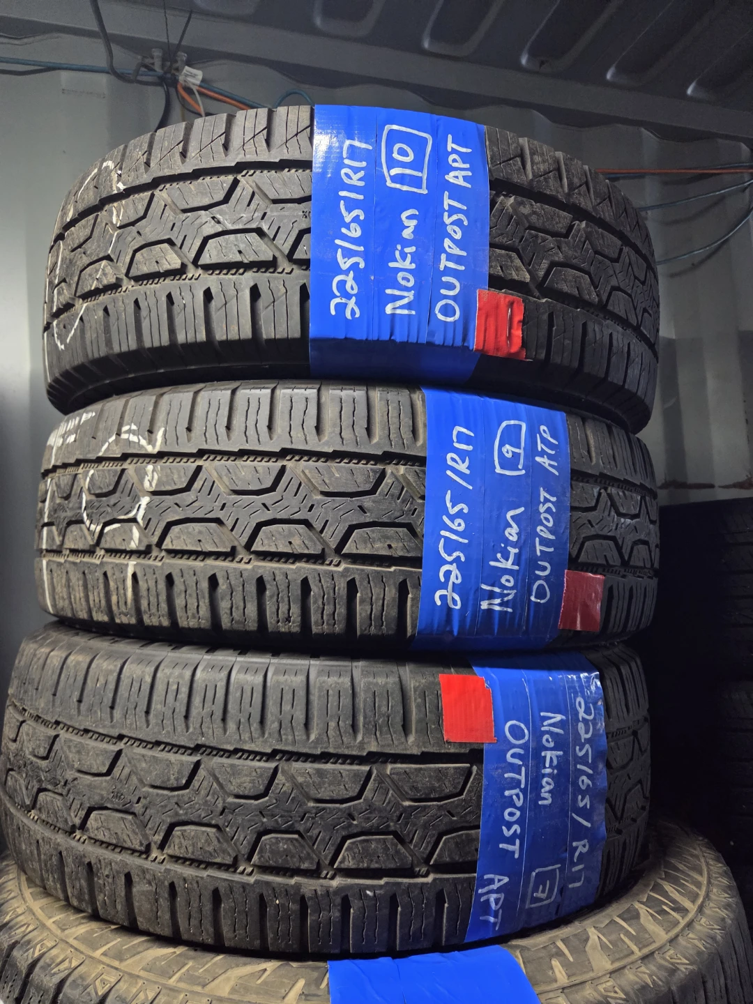3 Nokian Outpost APT Tires 225/65R17