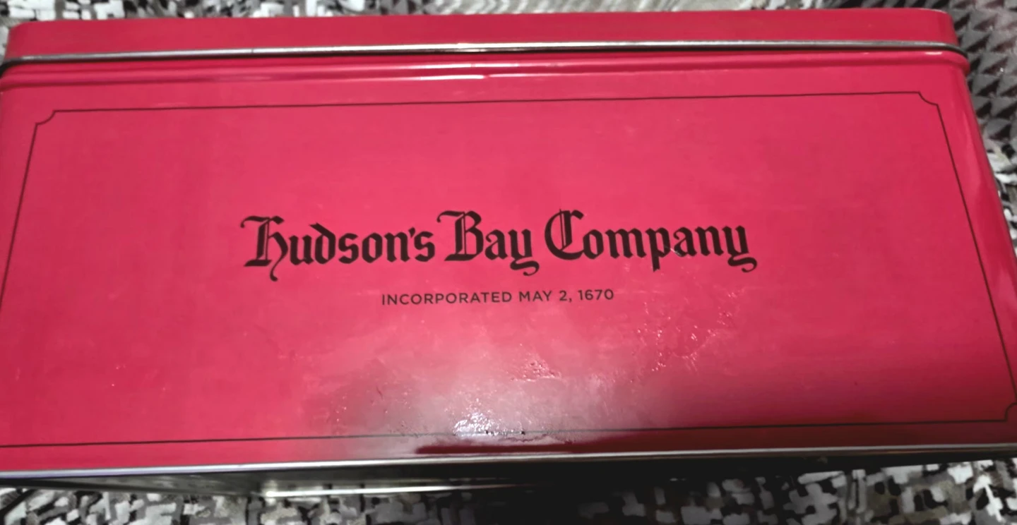 Vintage Hudson's Bay Company (HBC) Commemorative Biscuit Tin