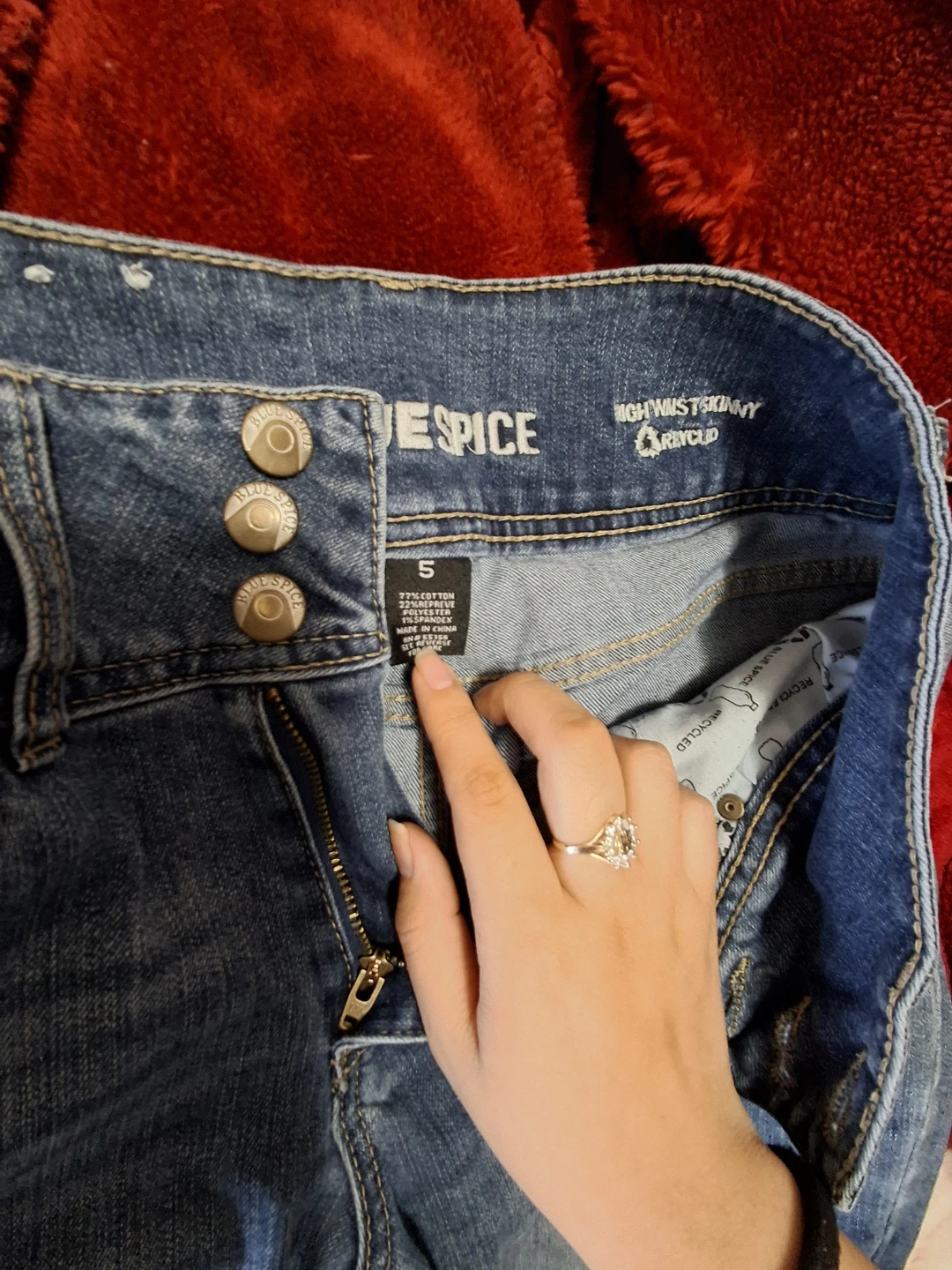 Love Spice High Waist Skinny Jeans Size 5 - photo 2