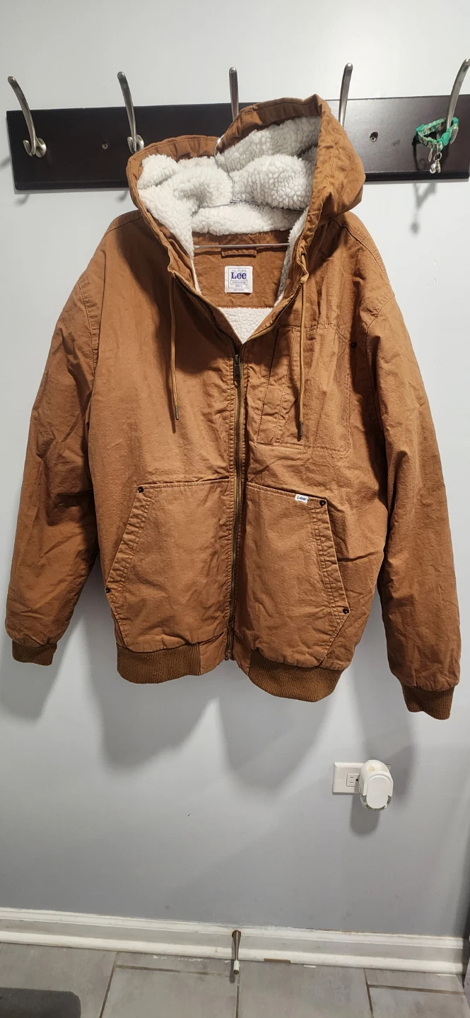 Lee Workwear Sherpa-Lined Hooded Jacket