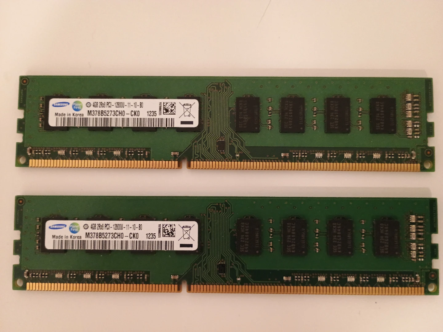 Samsung 8GB (2x4GB) DDR3 RAM PC3-12800U