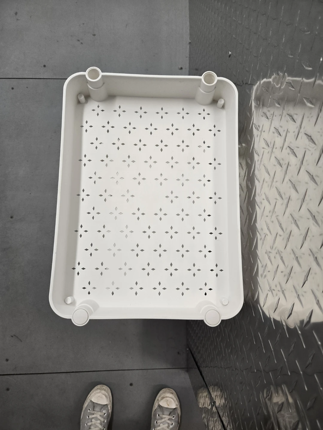 3-Tier White Rolling Utility Storage Cart - photo 4