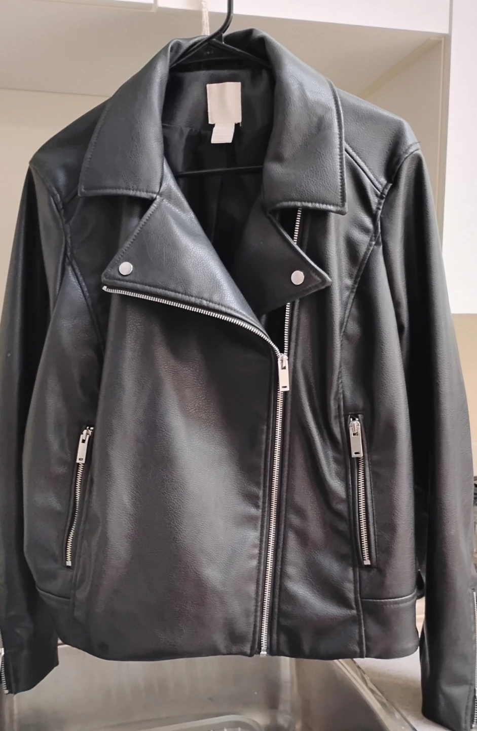 H&M Faux Leather Biker Jacket