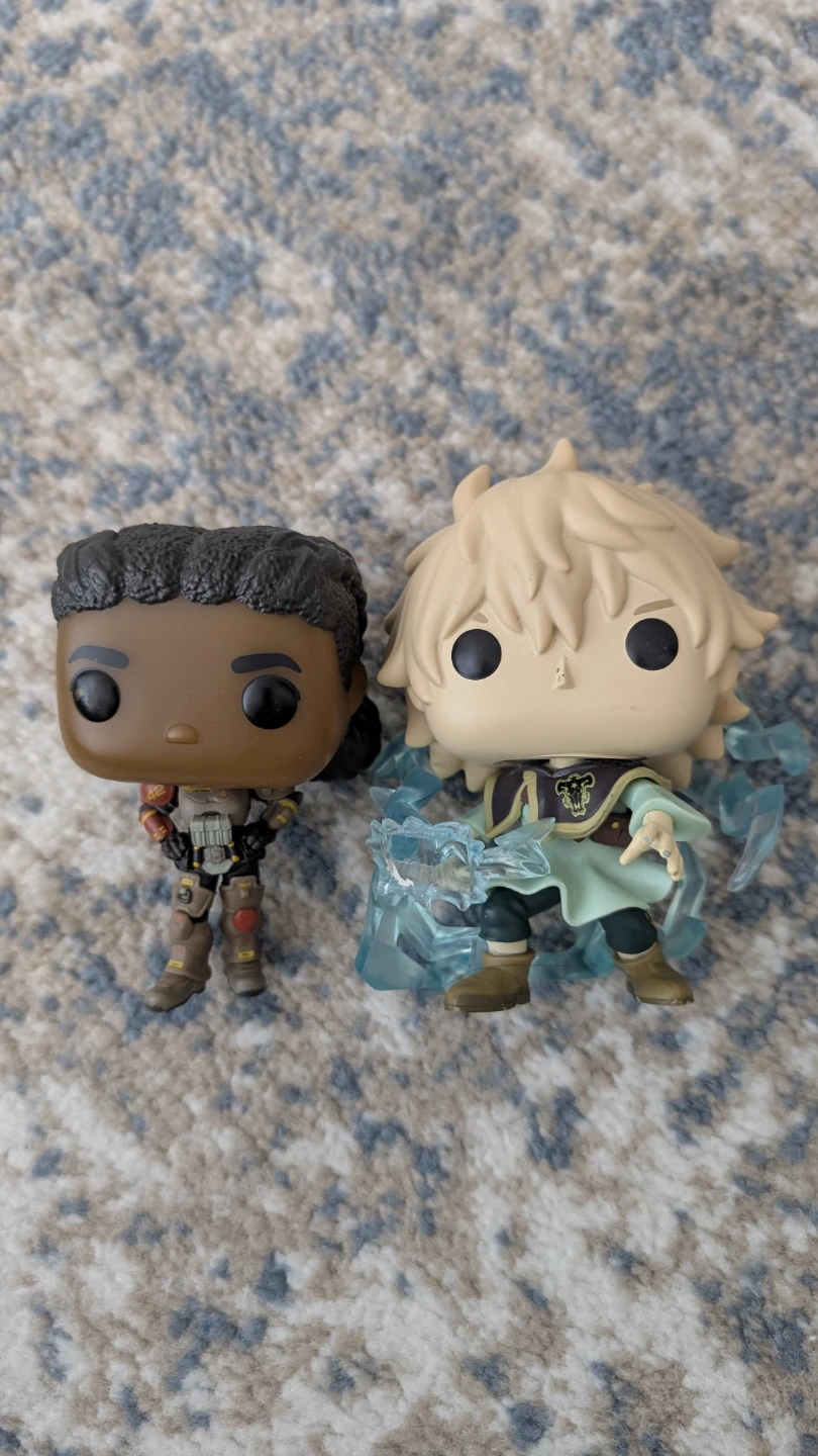 Funko Pop Figures - Bangalore and Luck Voltia